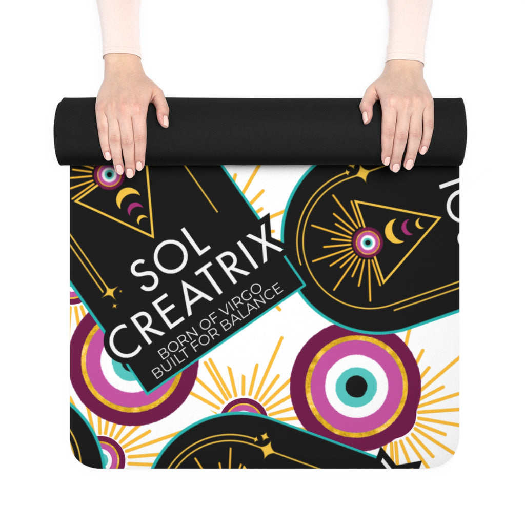 Sol Creatrix Evil Eye Rubber Yoga Mat