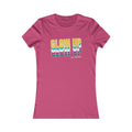 Glow Up Tee — Women's Retro Rainbow Graphic T-Shirt