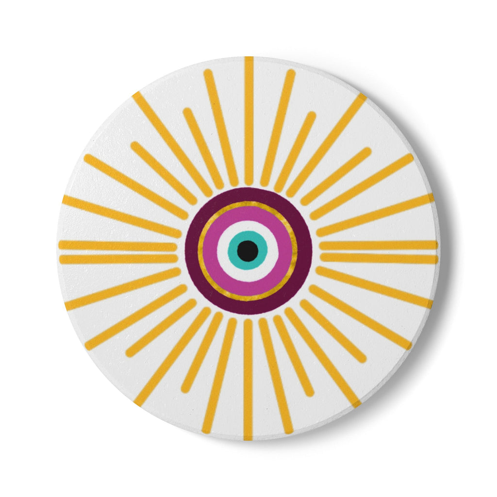 Sol De Ojo Ceramic Coaster