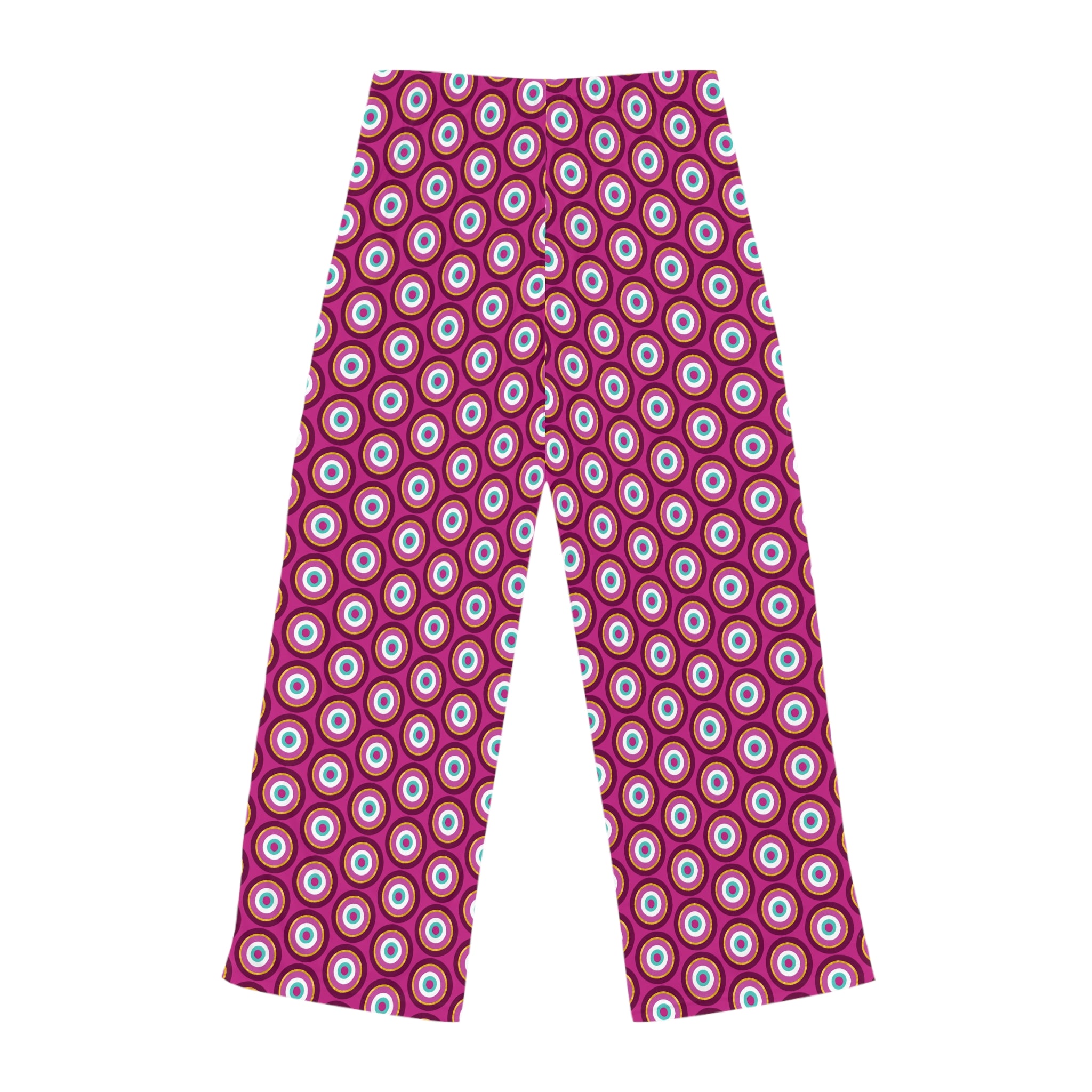 Mal De Ojo Vibrant Women's Pajama Pants, Relaxed Fit Sleepwear, Fun Lounge Trousers, Colorful Party Pants, Comfortable Indoor Wear