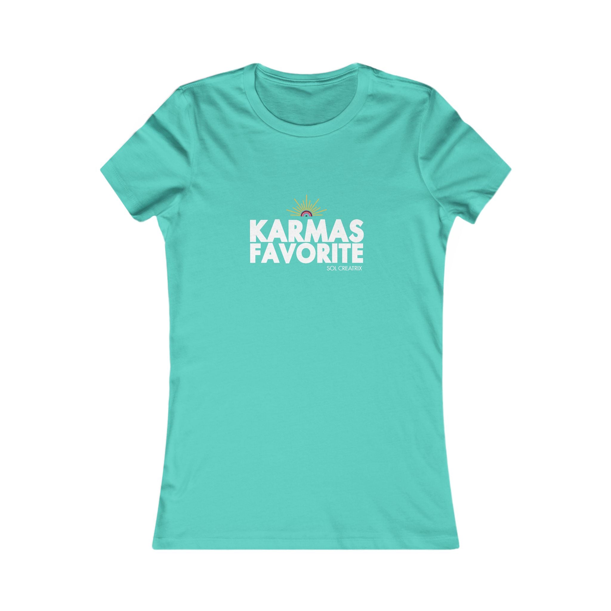 Women's 'Karma's Favorite' Graphic Tee — Funny Sassy Short-Sleeve Shirt