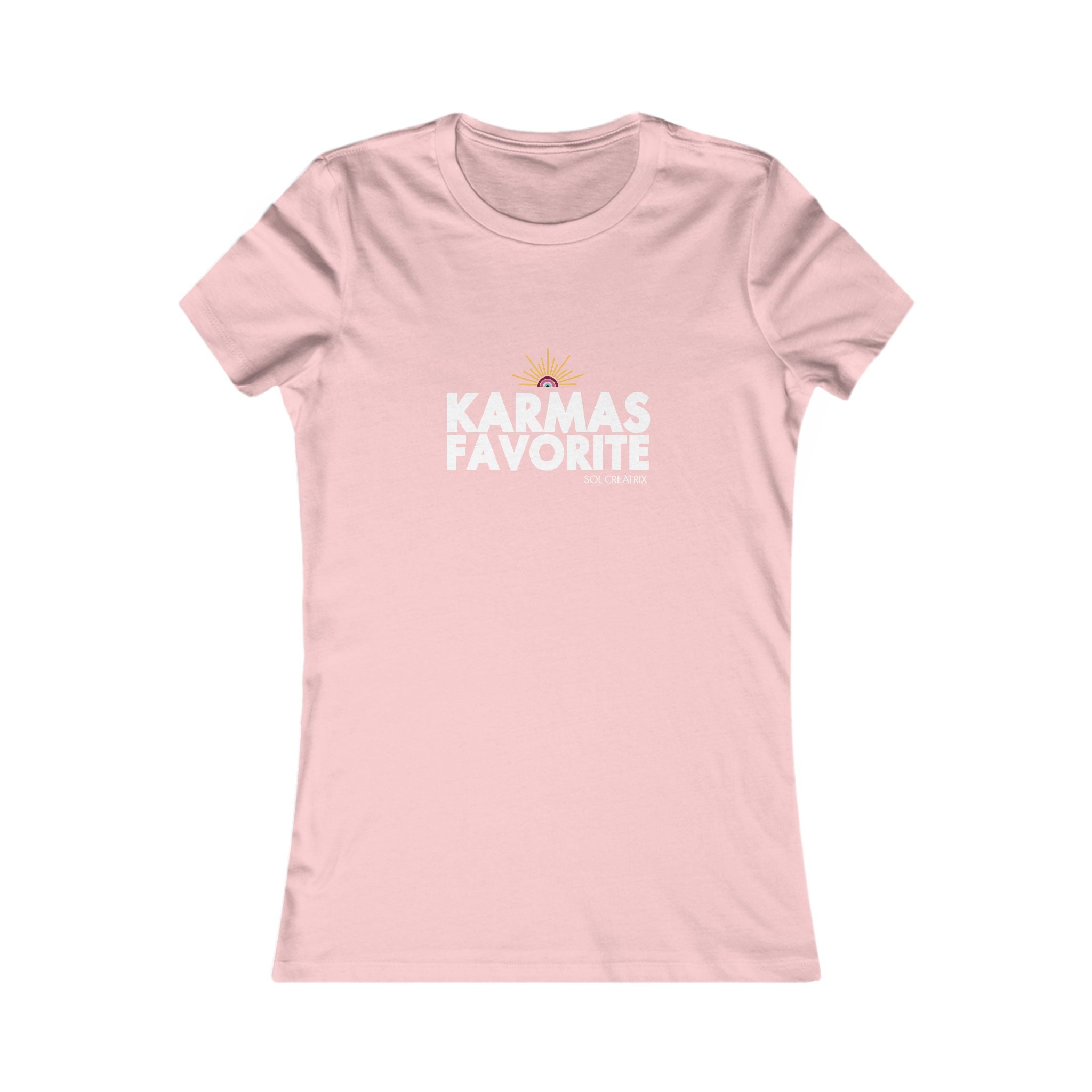 Women's 'Karma's Favorite' Graphic Tee — Funny Sassy Short-Sleeve Shirt