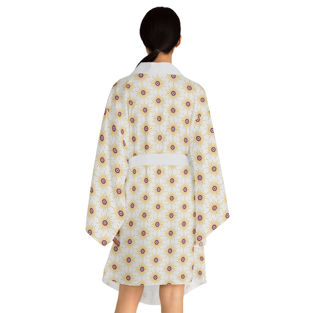 Sol De Ojo Long Sleeve Kimono Robe (AOP)