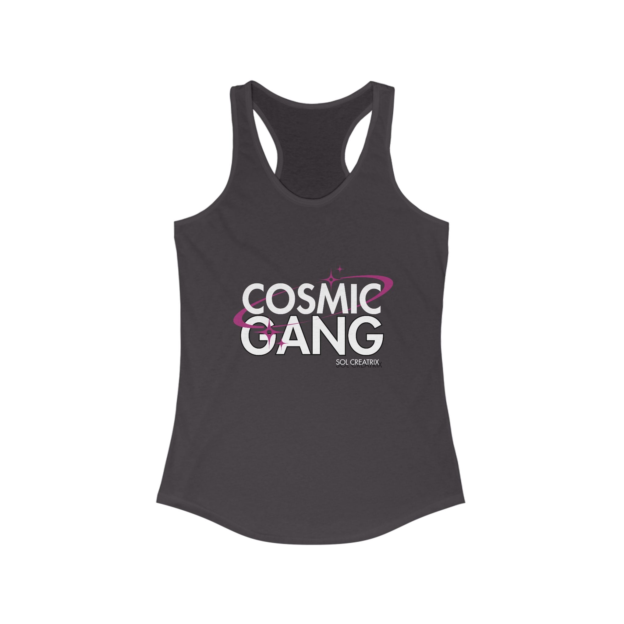 Cosmic Gang Magenta Women's Ideal Racerback Tank