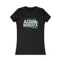 Agua Bendita Women's Tee — Retro Beach Vibes Spanish Graphic Shirt
