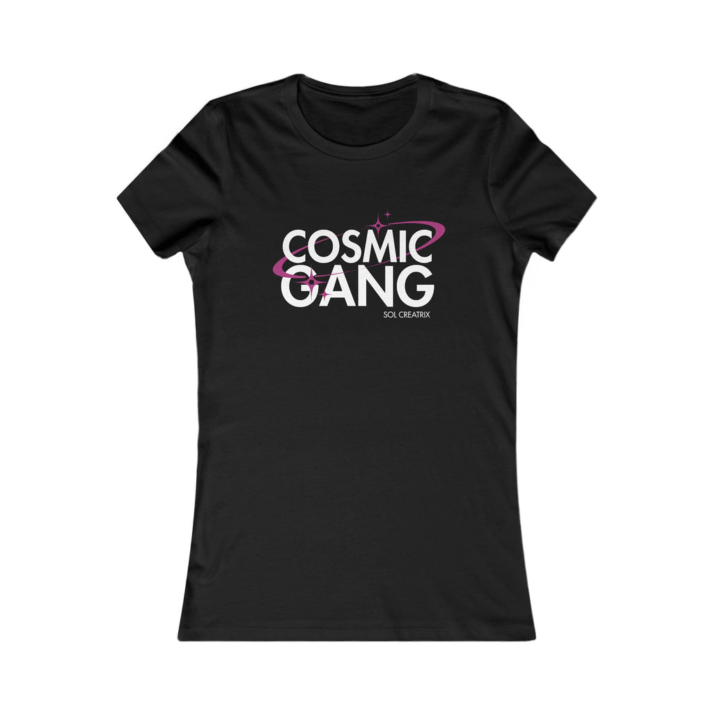 Cosmic Gang Women's Tee — Retro Space Graphic T-Shirt