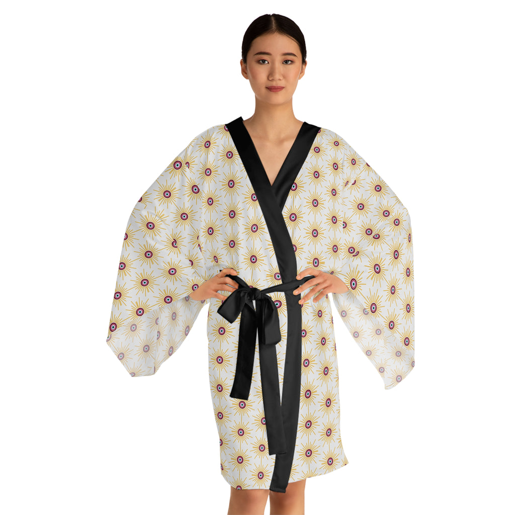 Sol De Ojo Long Sleeve Kimono Robe (AOP)