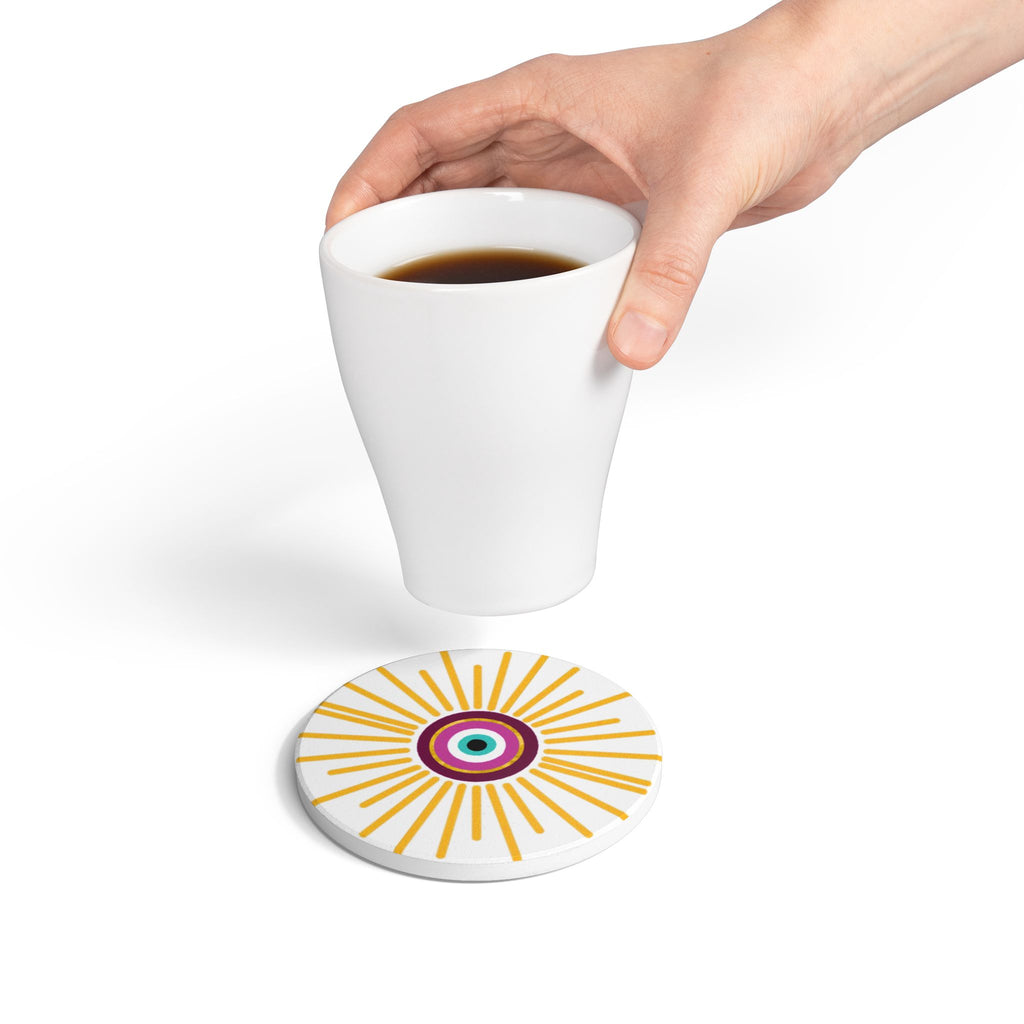 Sol De Ojo Ceramic Coaster