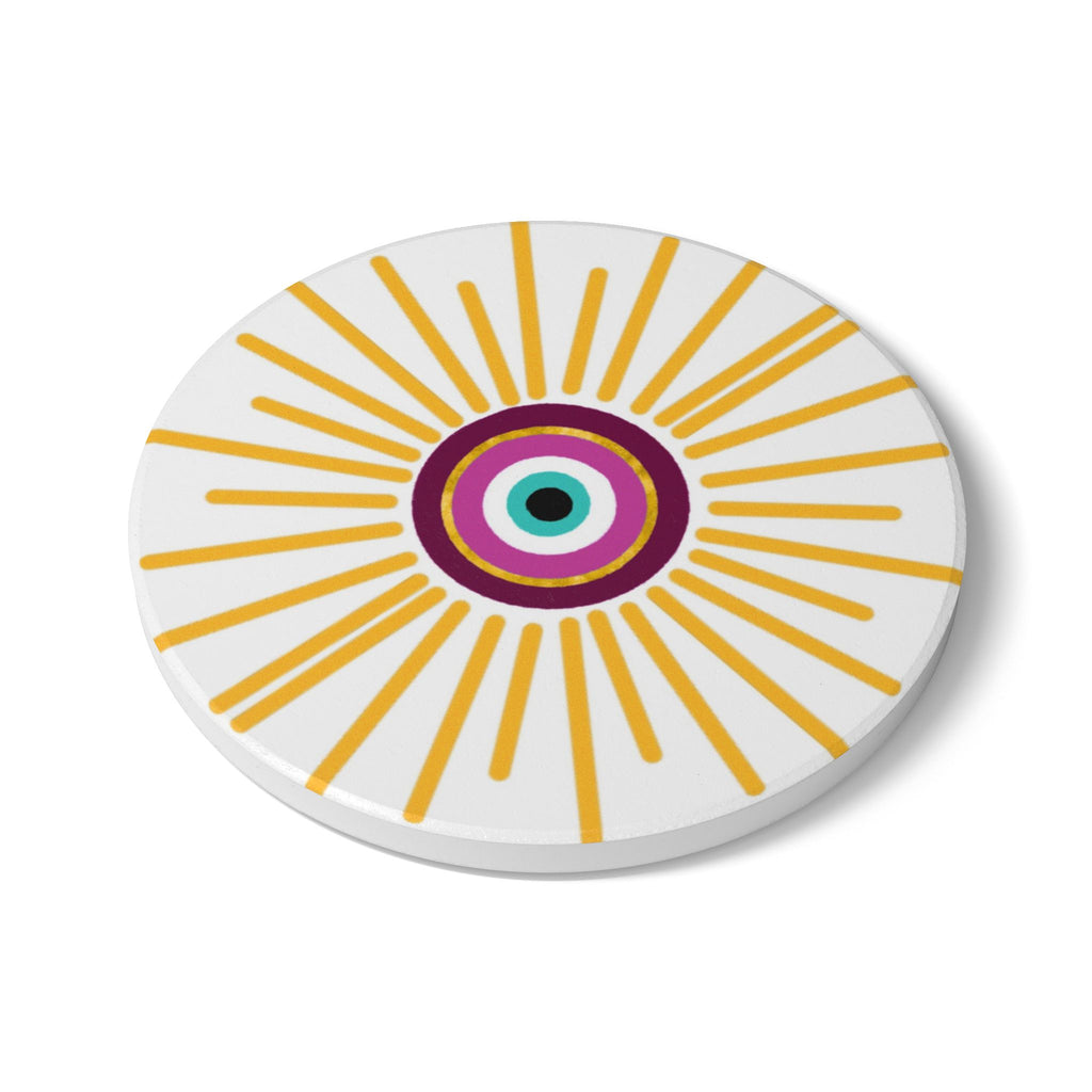 Sol De Ojo Ceramic Coaster