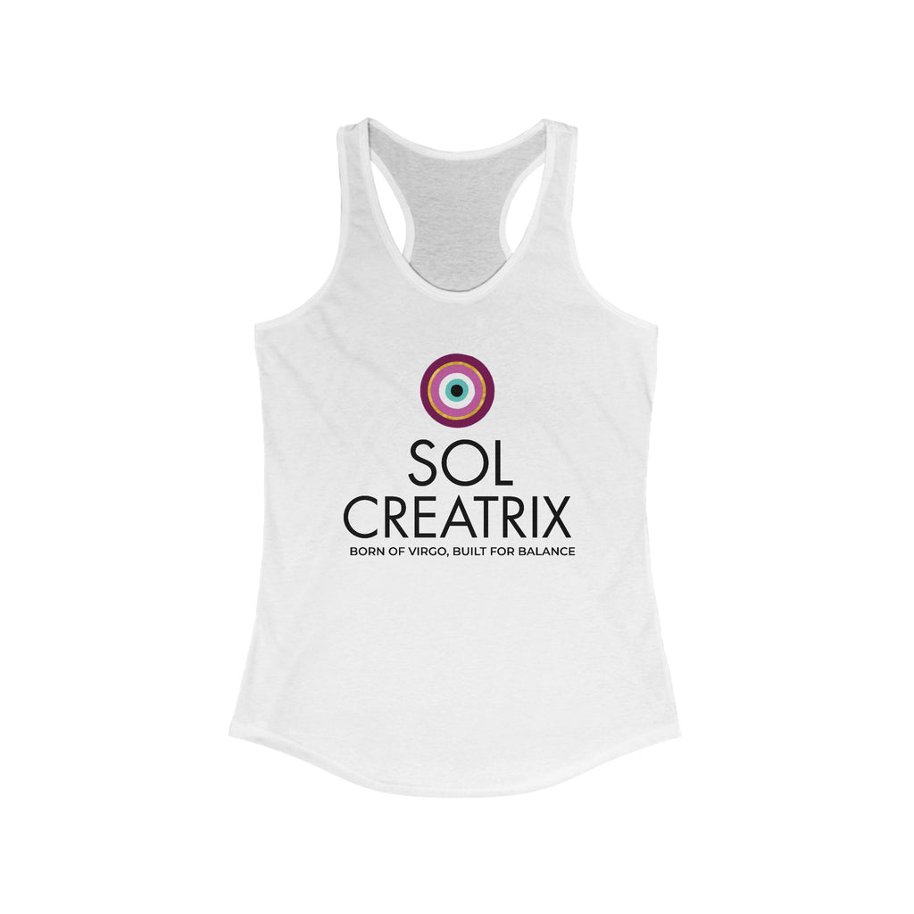 Sol Creatrix Evil Eye Women's Ideal Racerback Tank