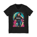 Protected by the Bendicion Vintage Retro Glam V-Neck Tee