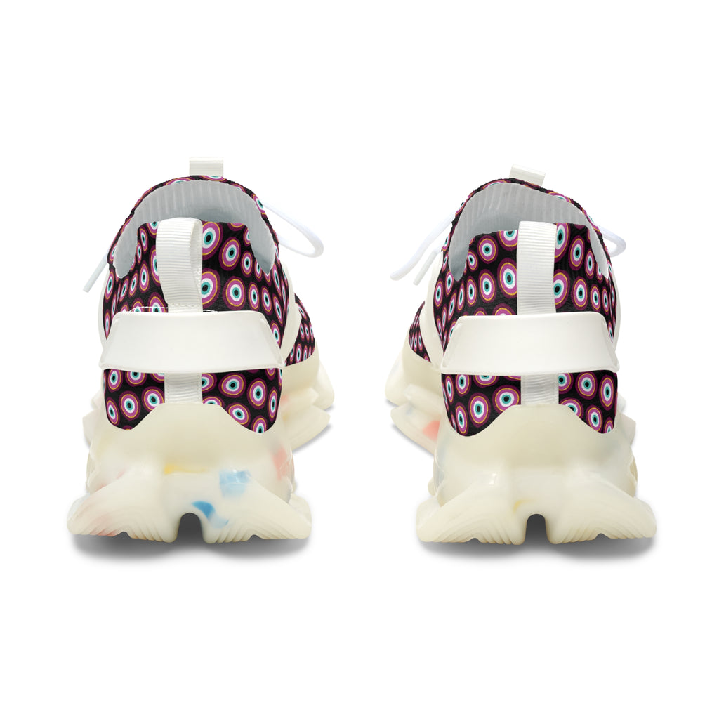 Mal de Ojo Blk Women's Mesh Sneakers