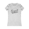 Bougie & Blessed Women's Tee – Trendy Script Graphic Shirt for Chic, Faithful Style