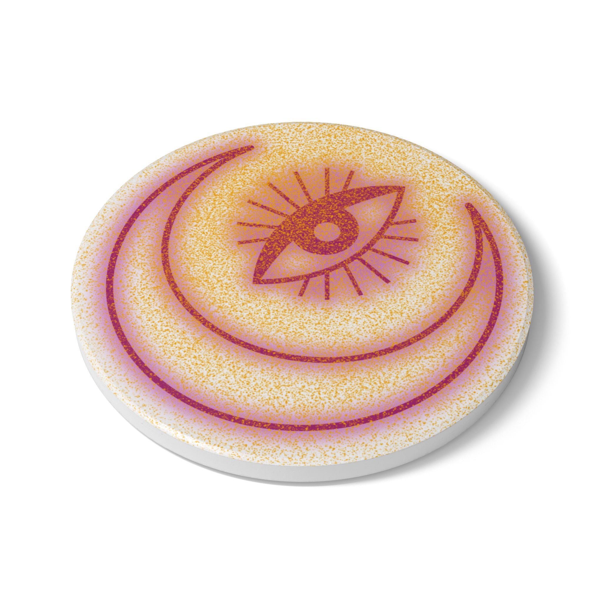 Mal De Ojo Ceramic Coaster