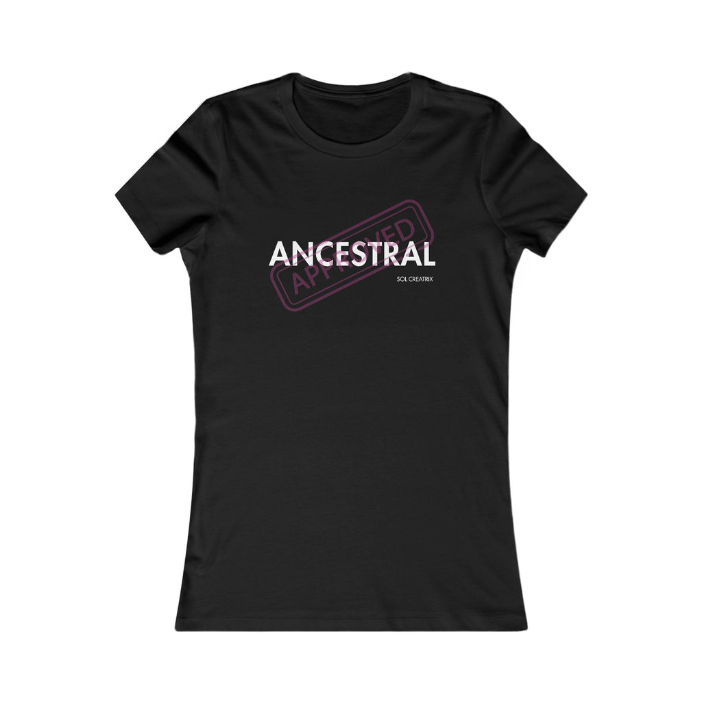 Ancestral Approved Women's Tee — Vintage Stamp Graphic T-Shirt