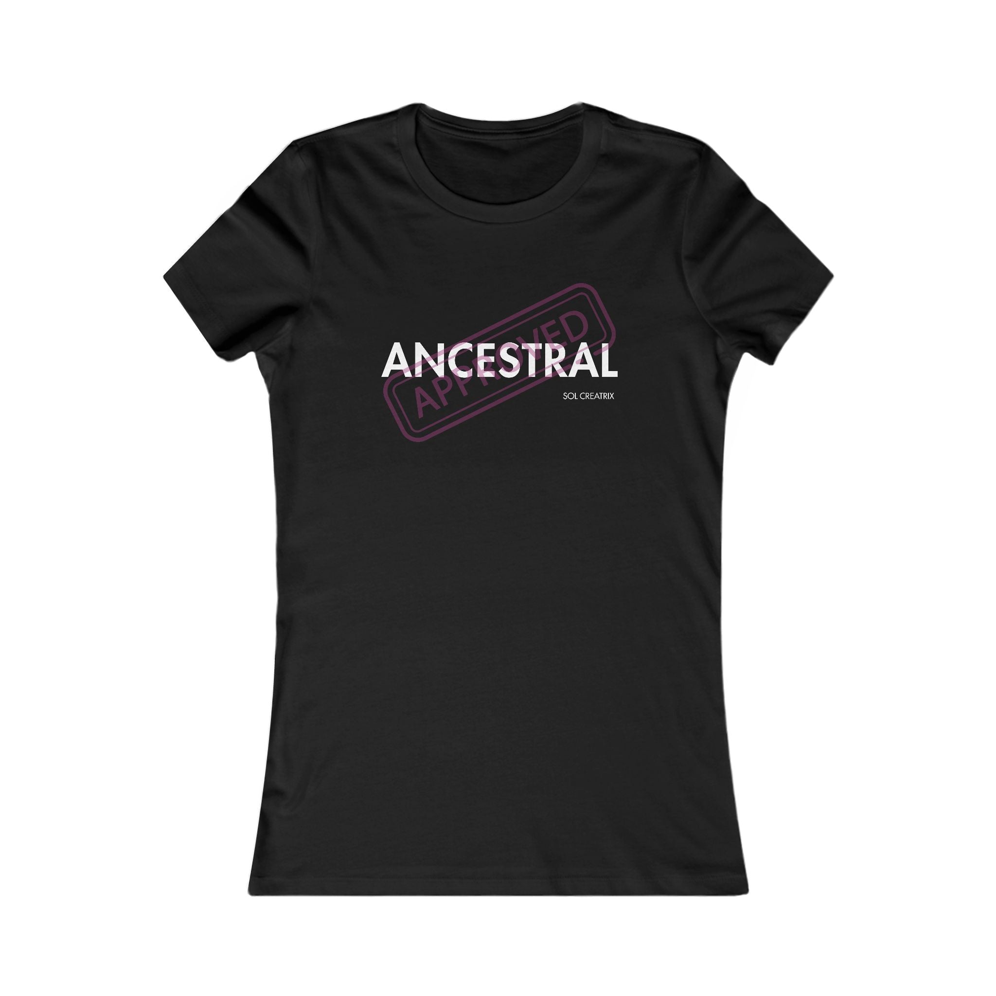 Ancestral Approved Women's Tee — Vintage Stamp Graphic T-Shirt
