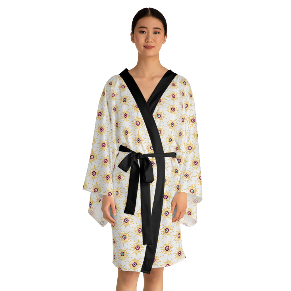 Sol De Ojo Long Sleeve Kimono Robe (AOP)