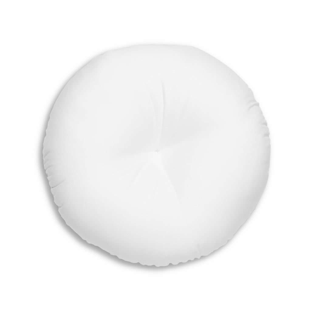 Mal De Ojo Tufted Floor Pillow, Round