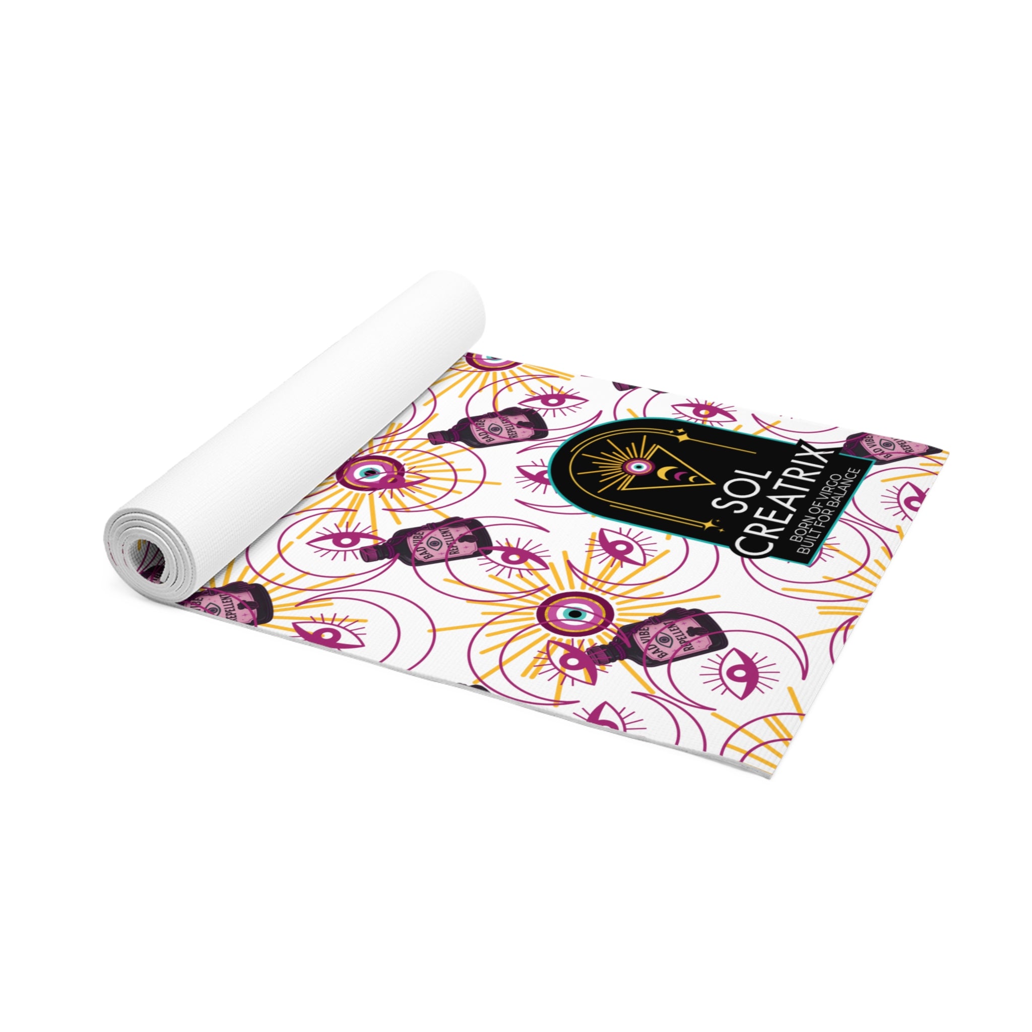 No Bad Vibes Mal De Ojo Foam Yoga Mat