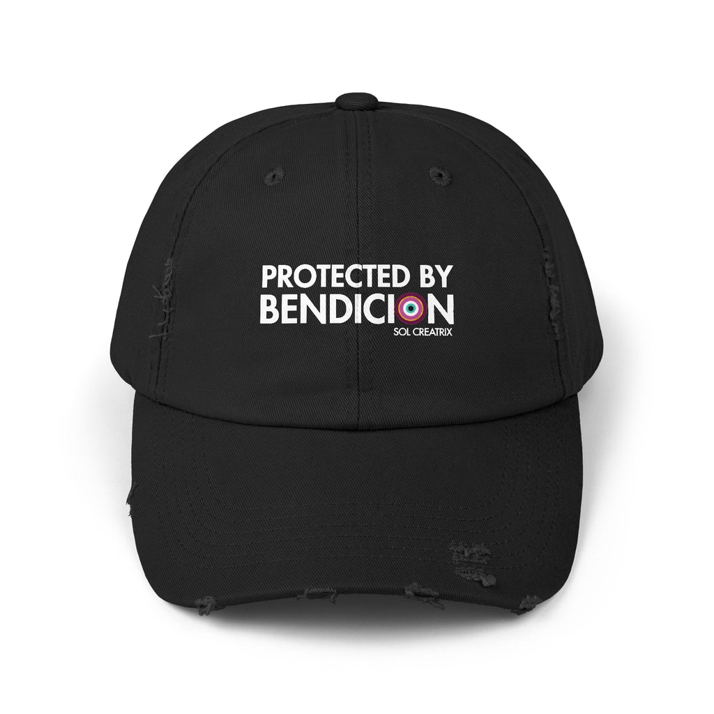 La Bendicion Unisex Distressed Cap
